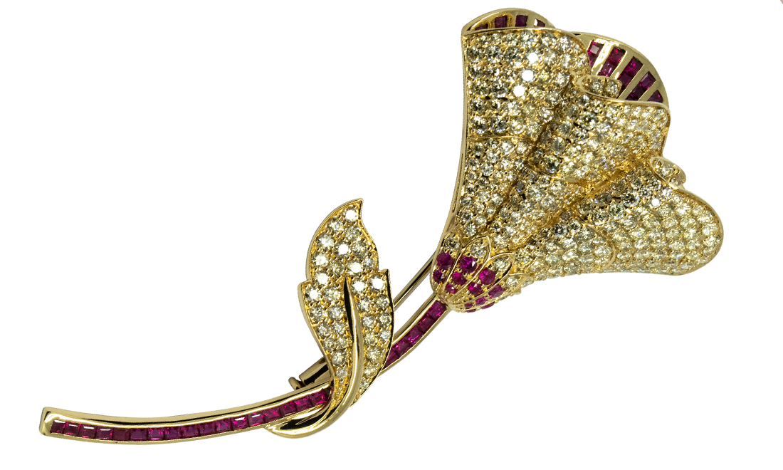 Diamond Brooch