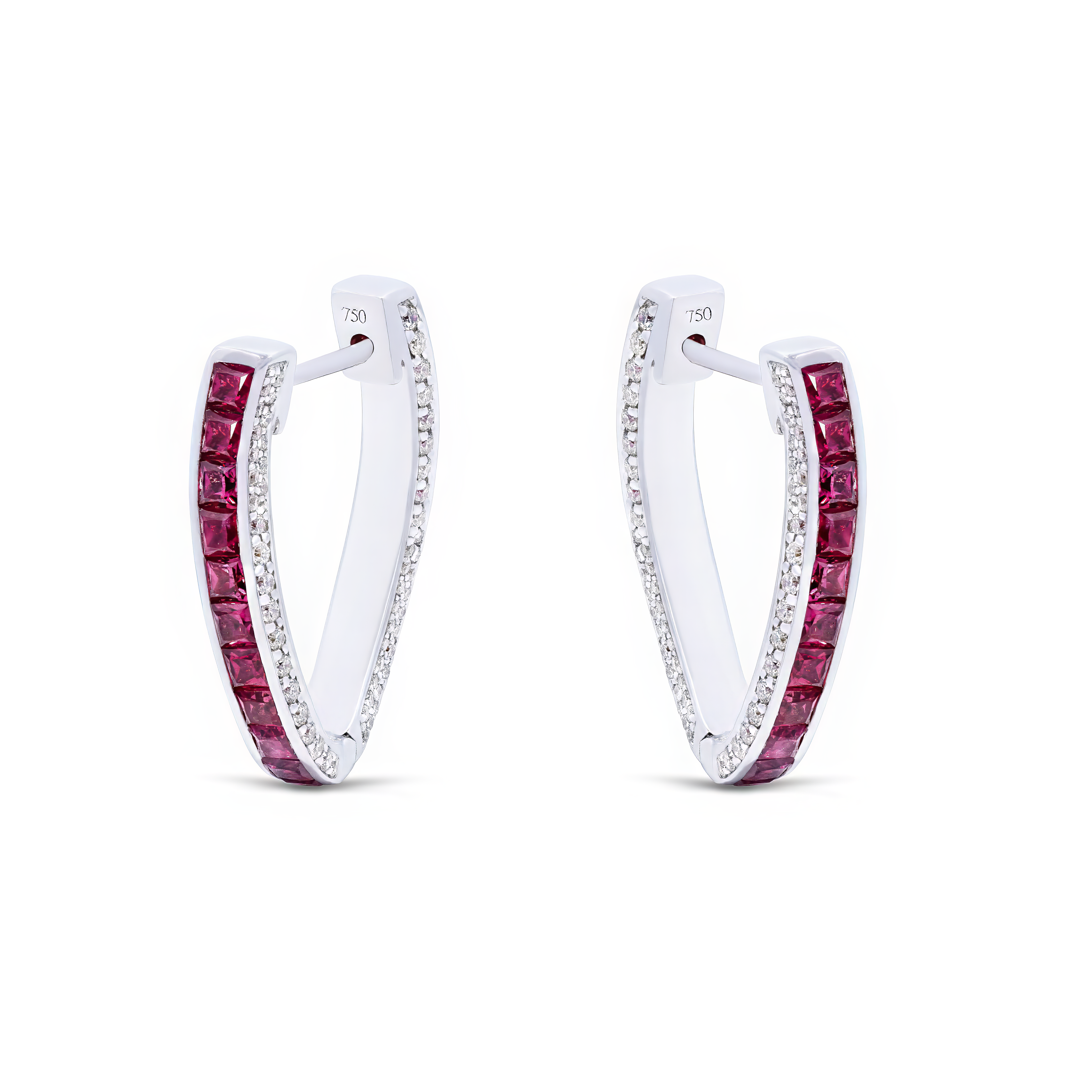 Crimson Elegance Earring