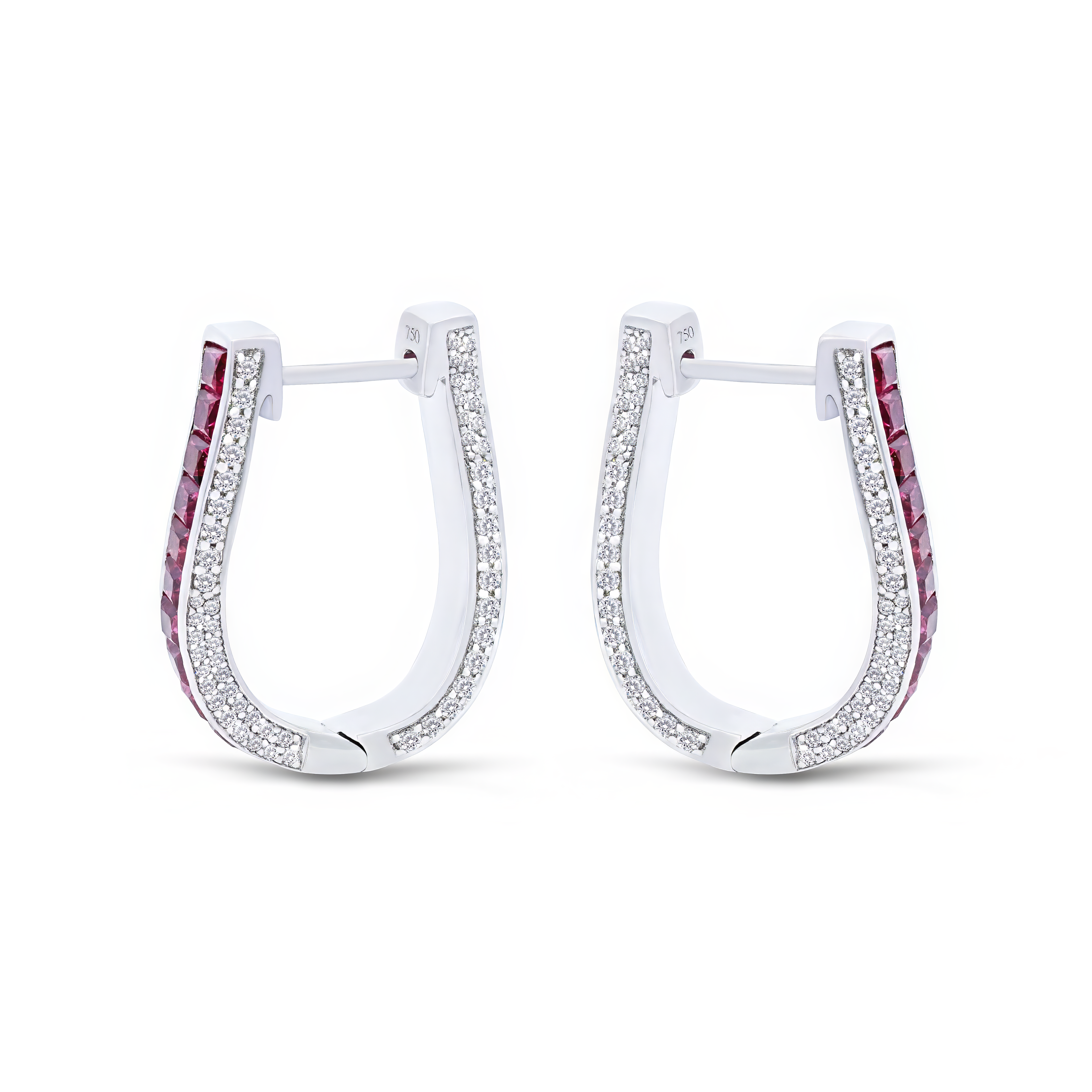 Crimson Elegance Earring