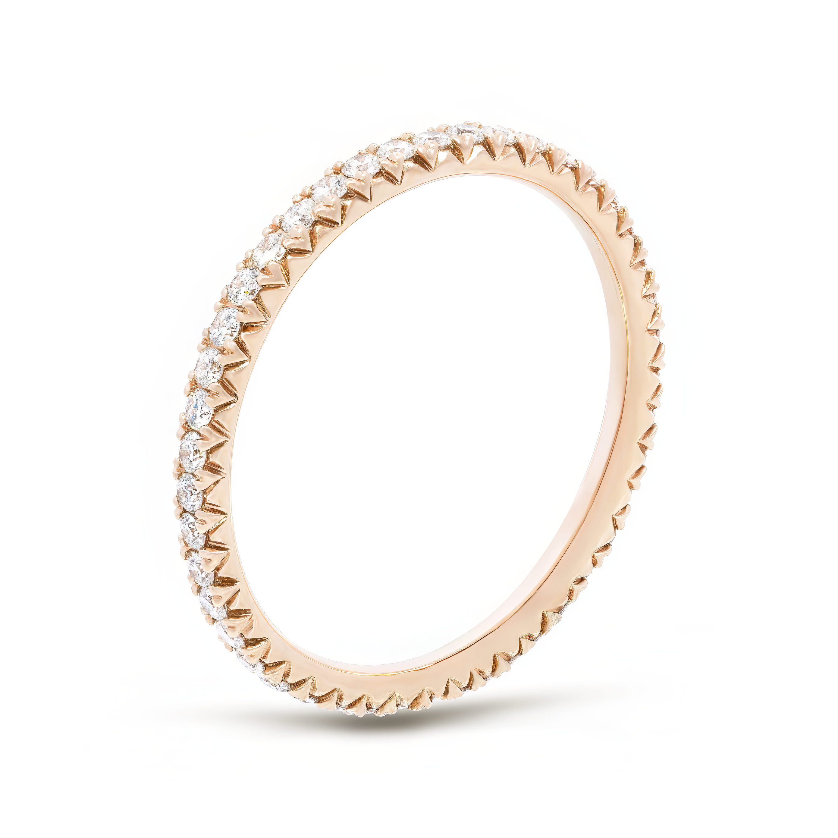 Scallop Eternity Band