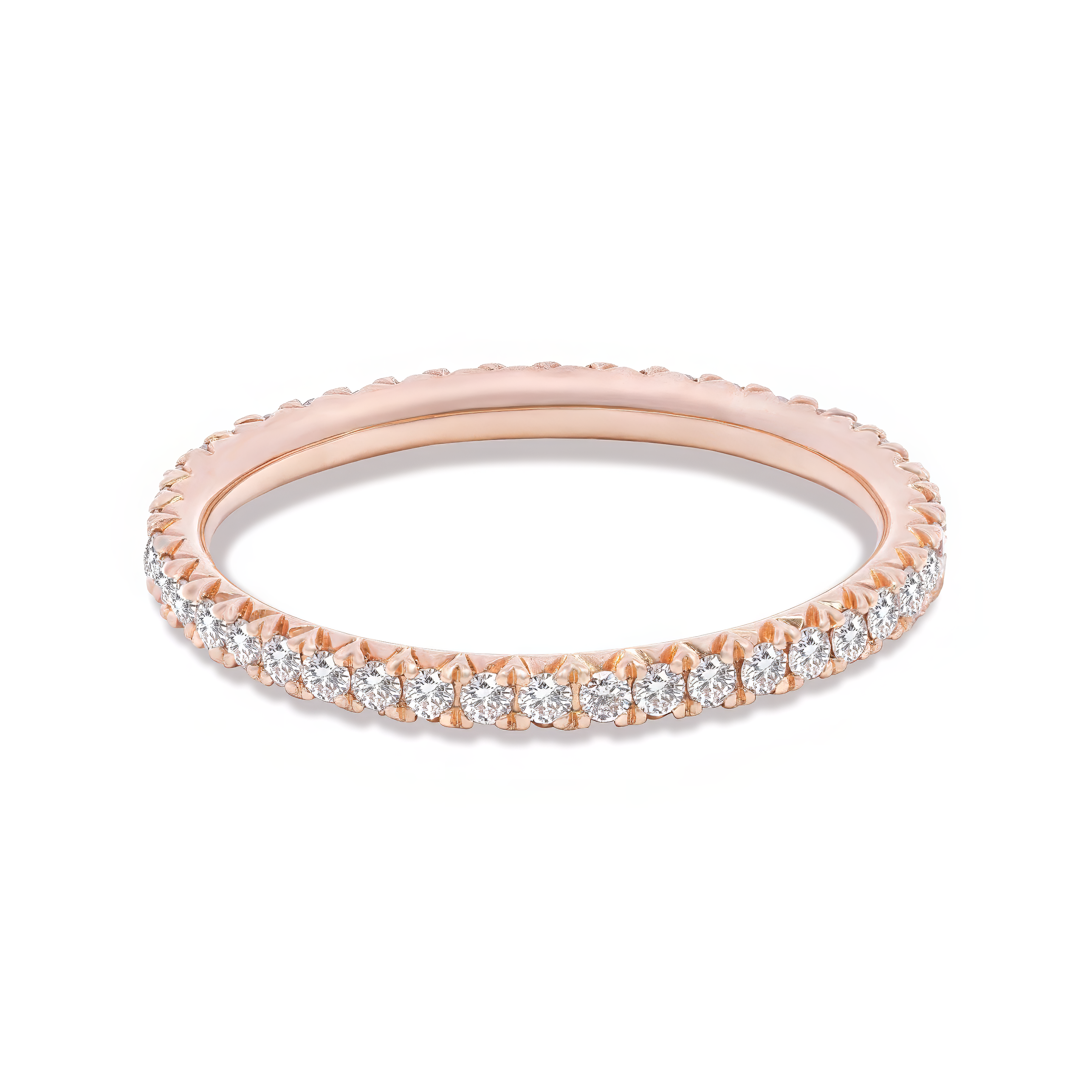 Scallop Eternity Band