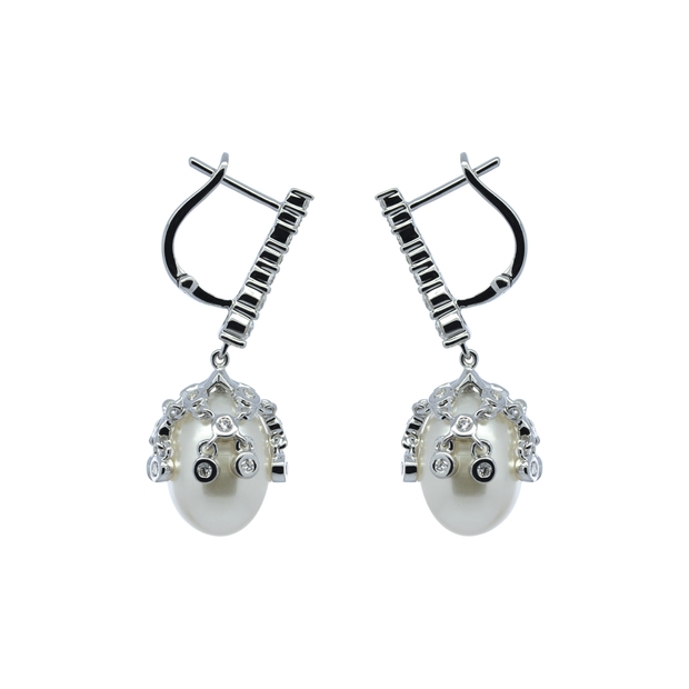 Dangling Diamond Earring