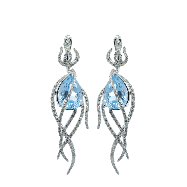 Dangling Diamond Earring