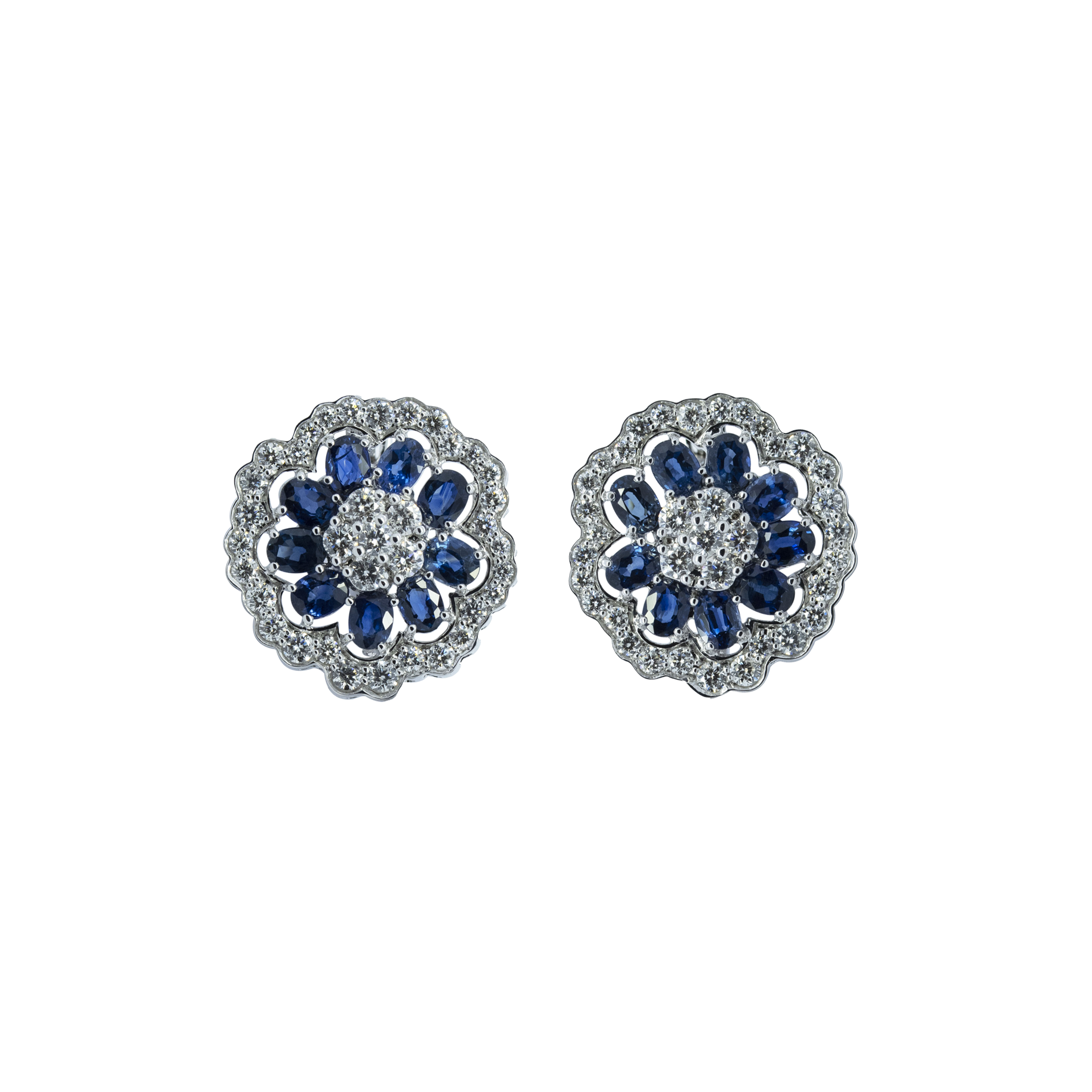 Diamond English Lock Earring