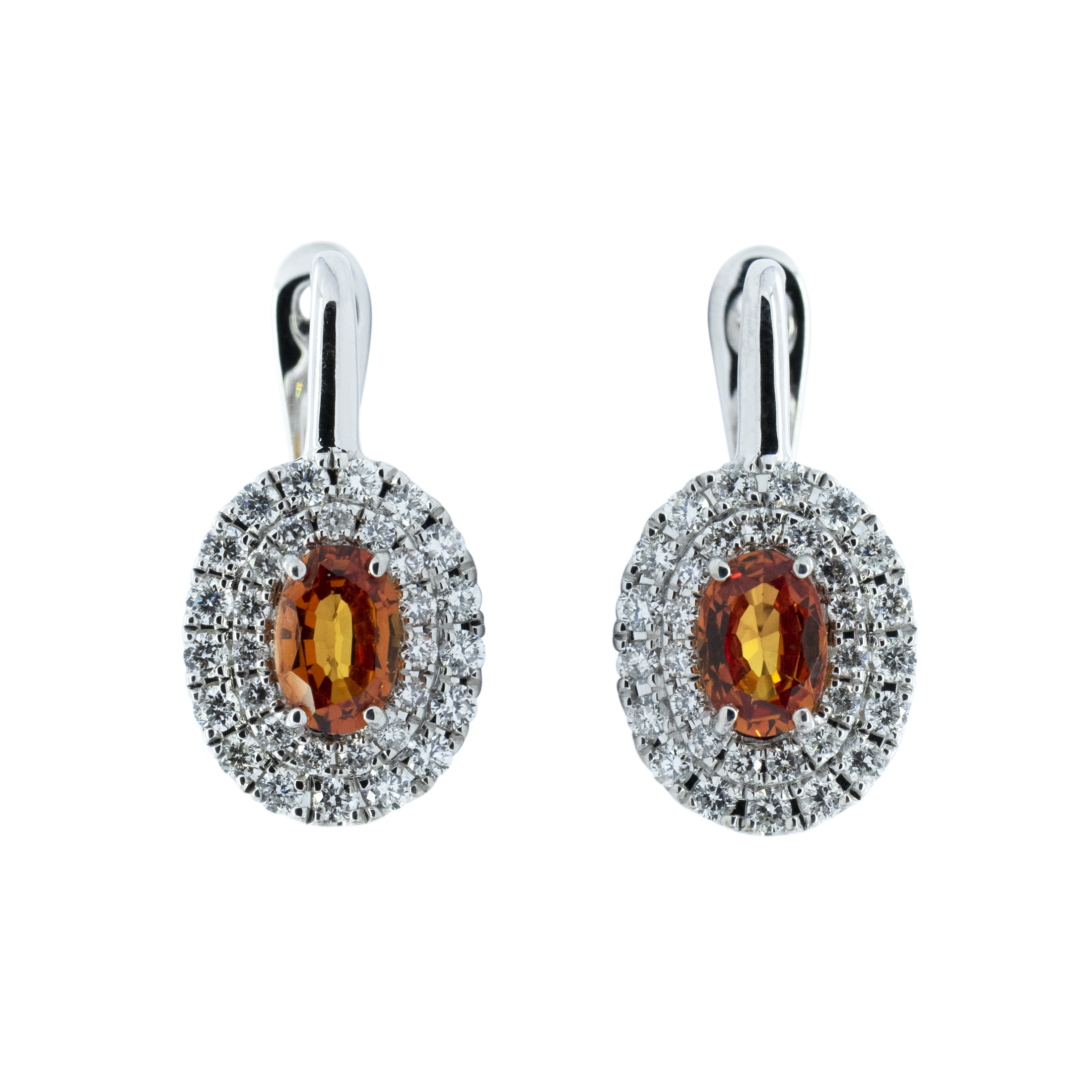 Diamond English Lock Earring