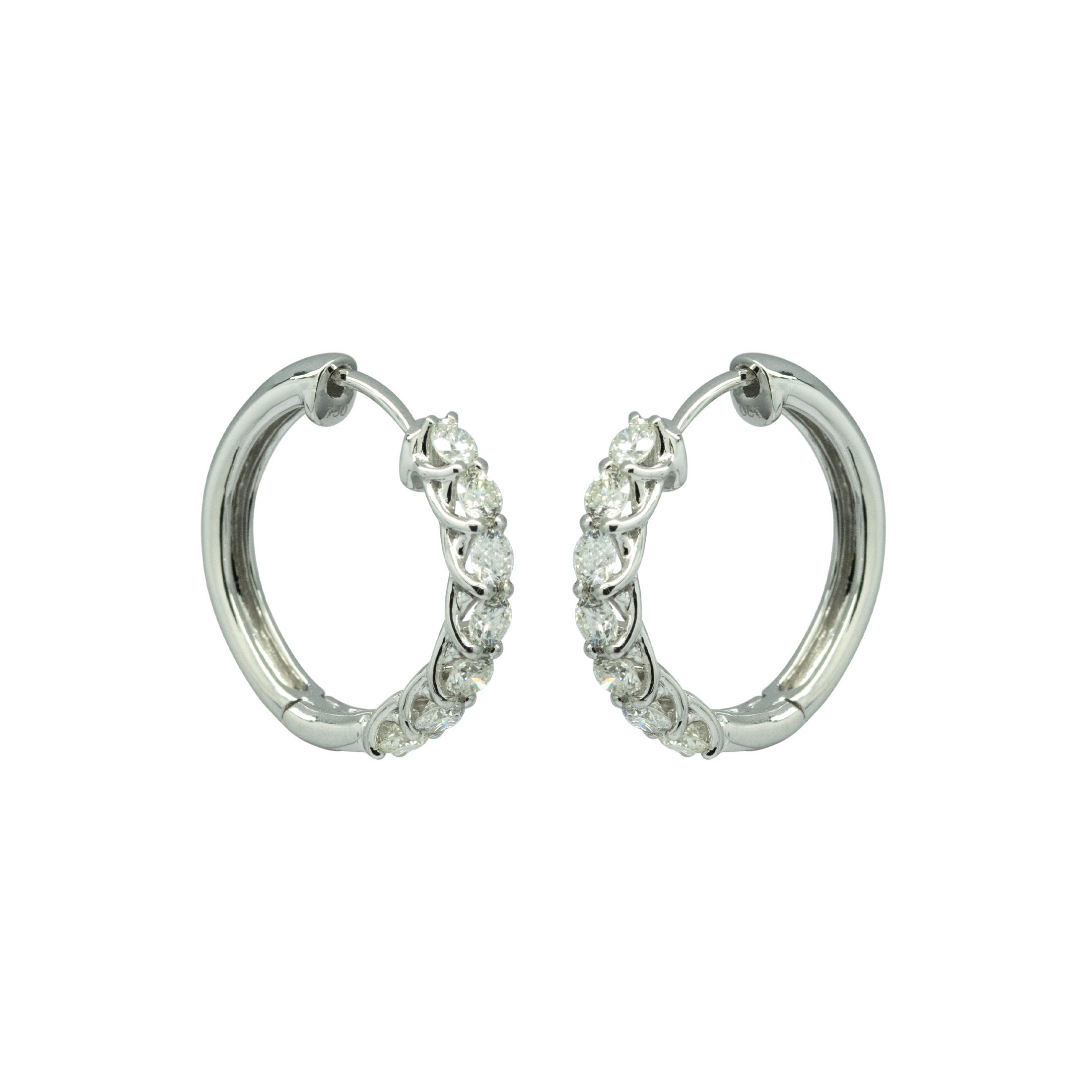 Diamond Hoop Earring