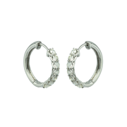 Diamond Hoop Earring