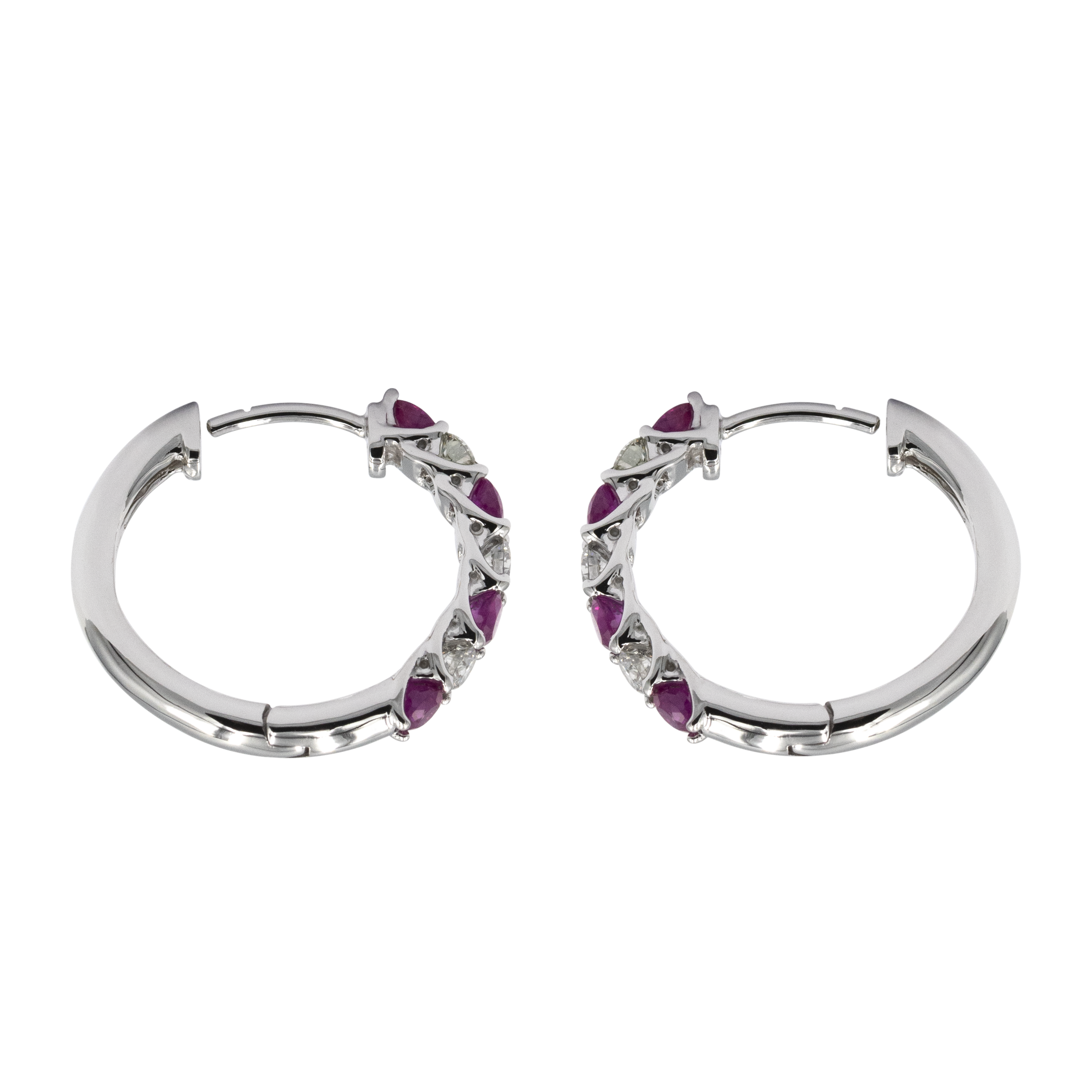 Diamond Hoop Earring