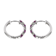 Diamond Hoop Earring