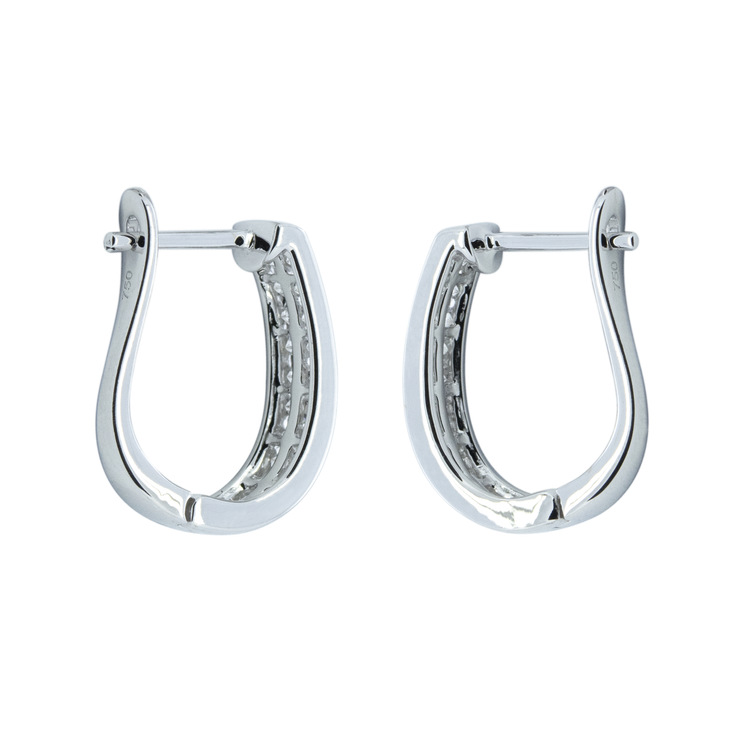 Diamond English Lock Earring