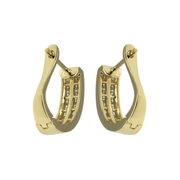 Diamond English Lock Earring