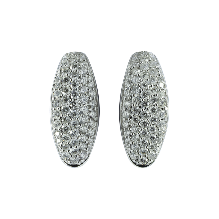 Diamond English Lock Earring