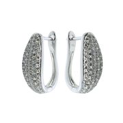 Diamond English Lock Earring