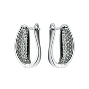 Diamond English Lock Earring