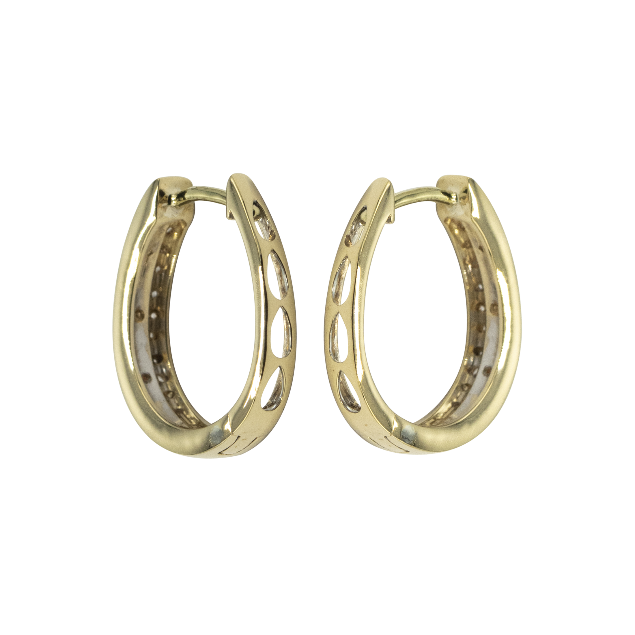 Diamond Hoop Earring