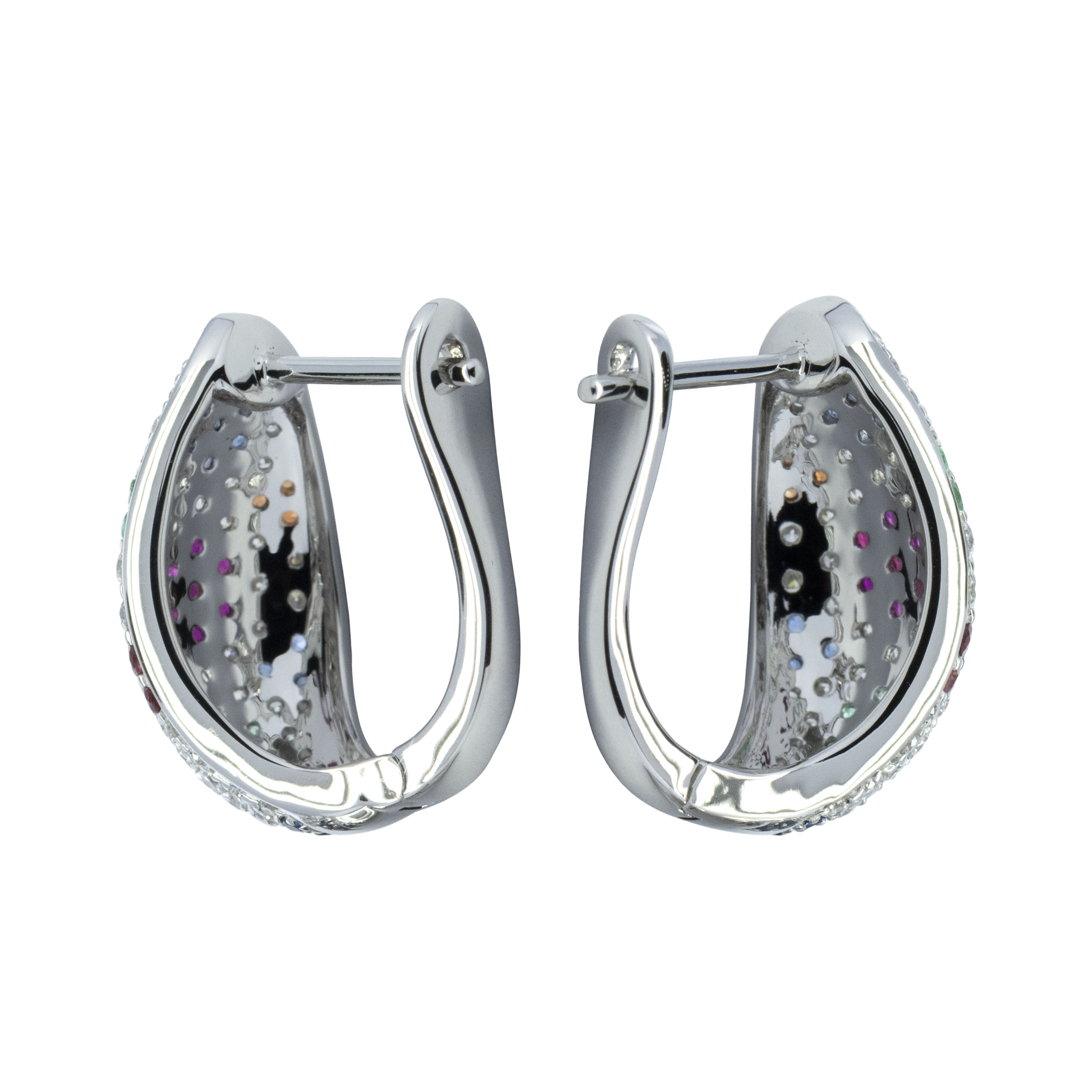 Diamond English Lock Earring