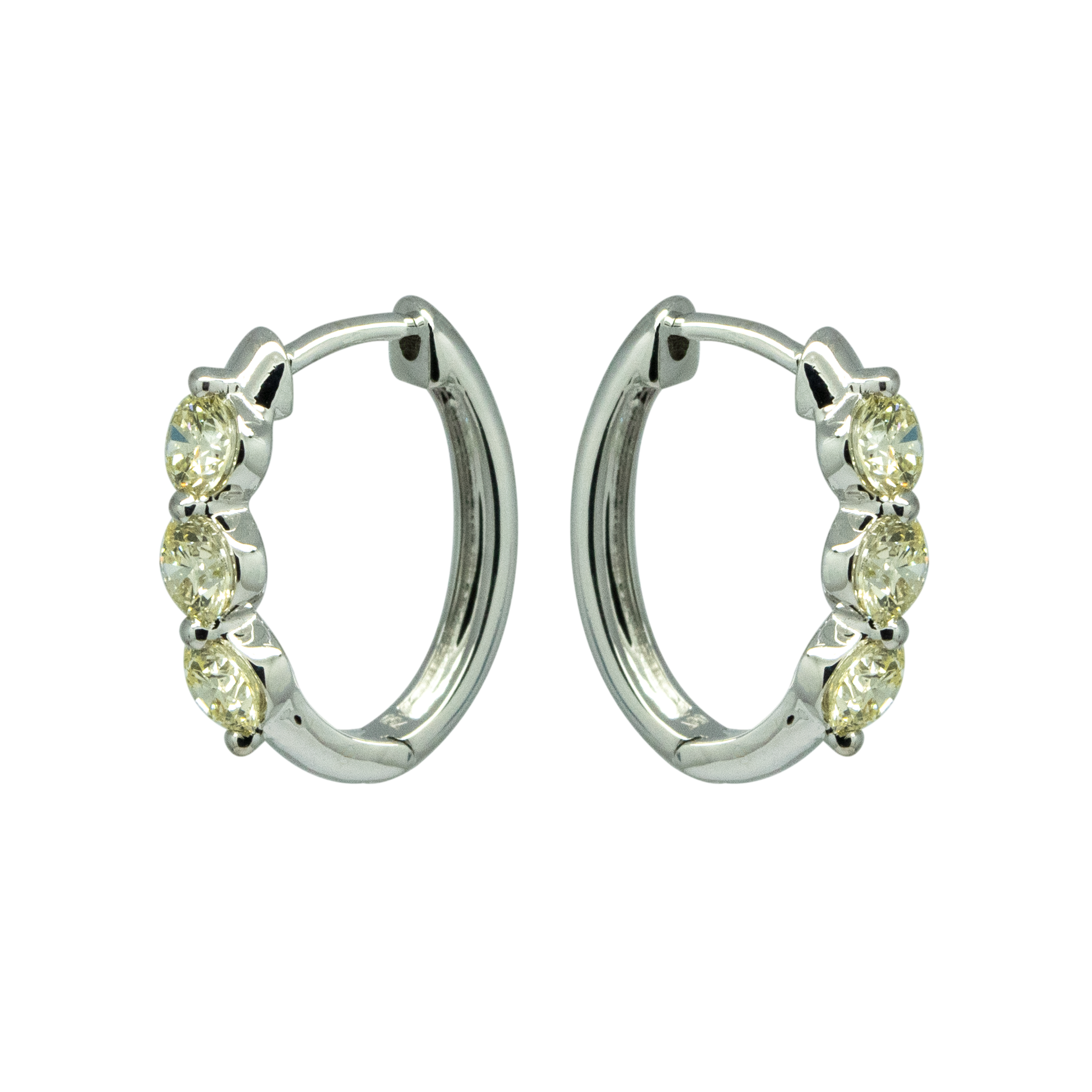 Diamond Hoop Earring