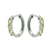 Diamond Hoop Earring