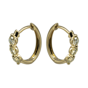 Diamond Hoop Earring