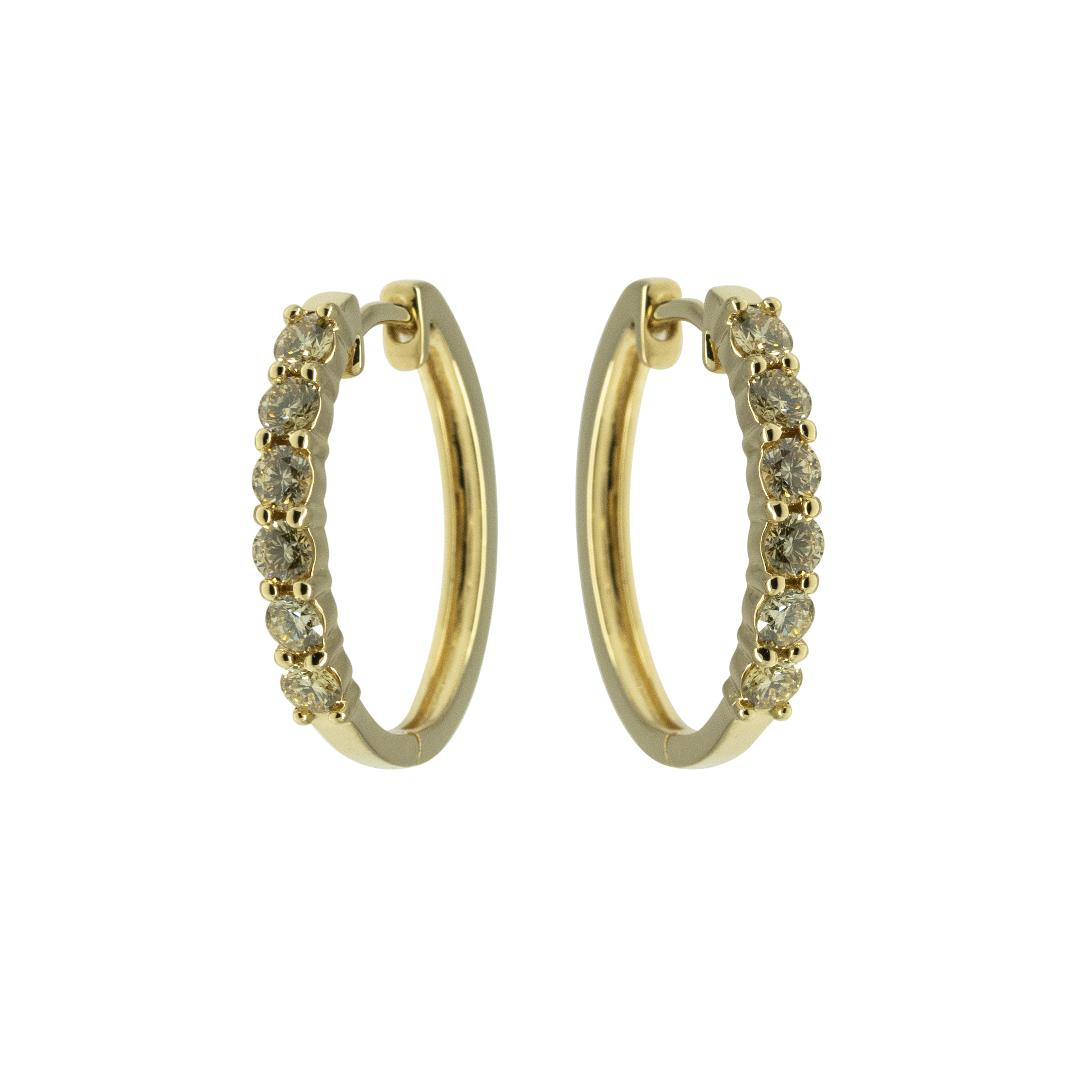 Diamond Hoop Earring