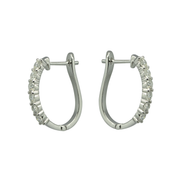 Diamond English Lock Earring