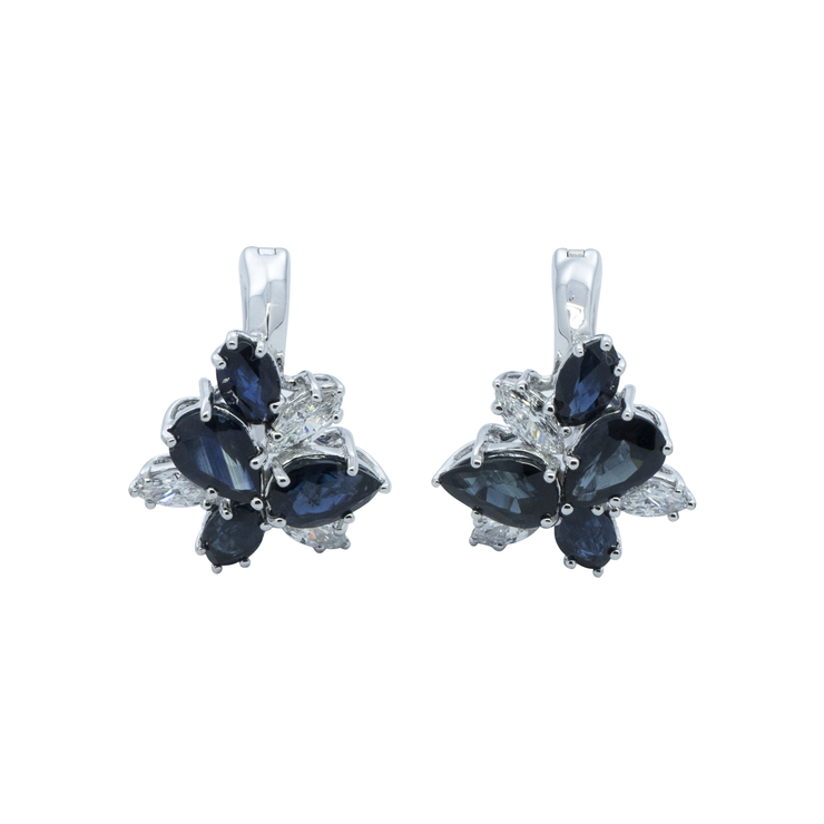 Diamond English Lock Earring