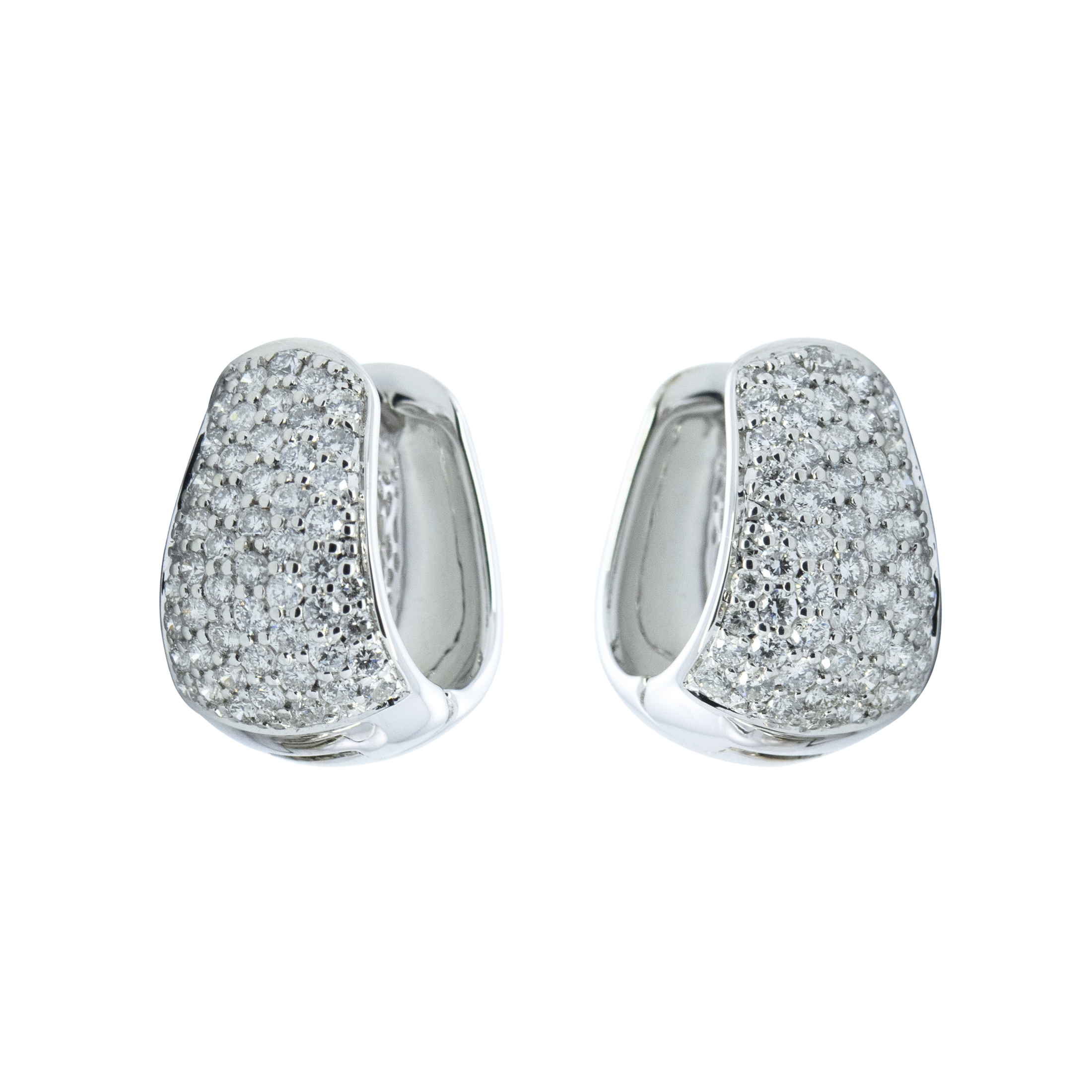 Diamond Hoop Earring