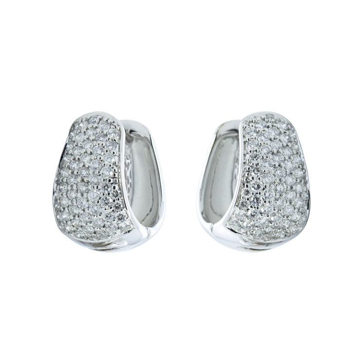 Diamond Hoop Earring