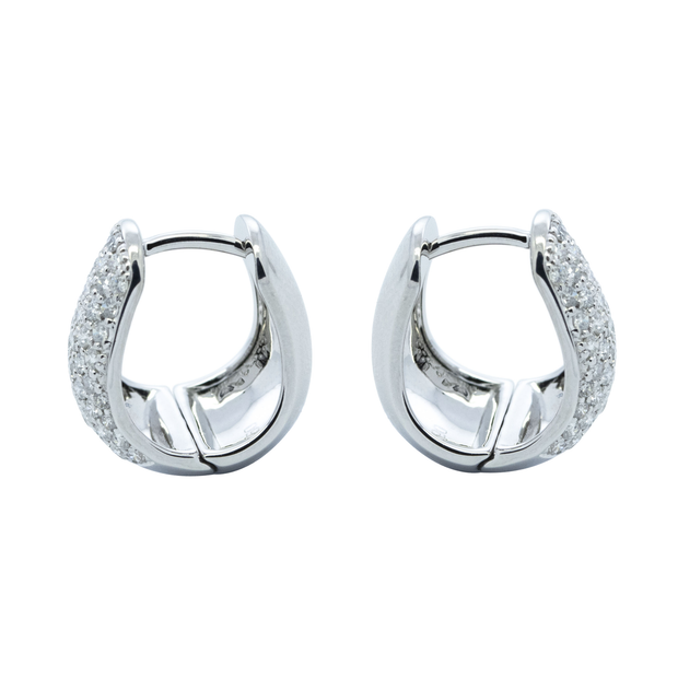 Diamond Hoop Earring