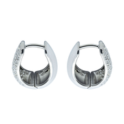 Diamond Hoop Earring