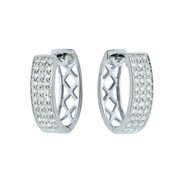 Diamond Hoop Earring