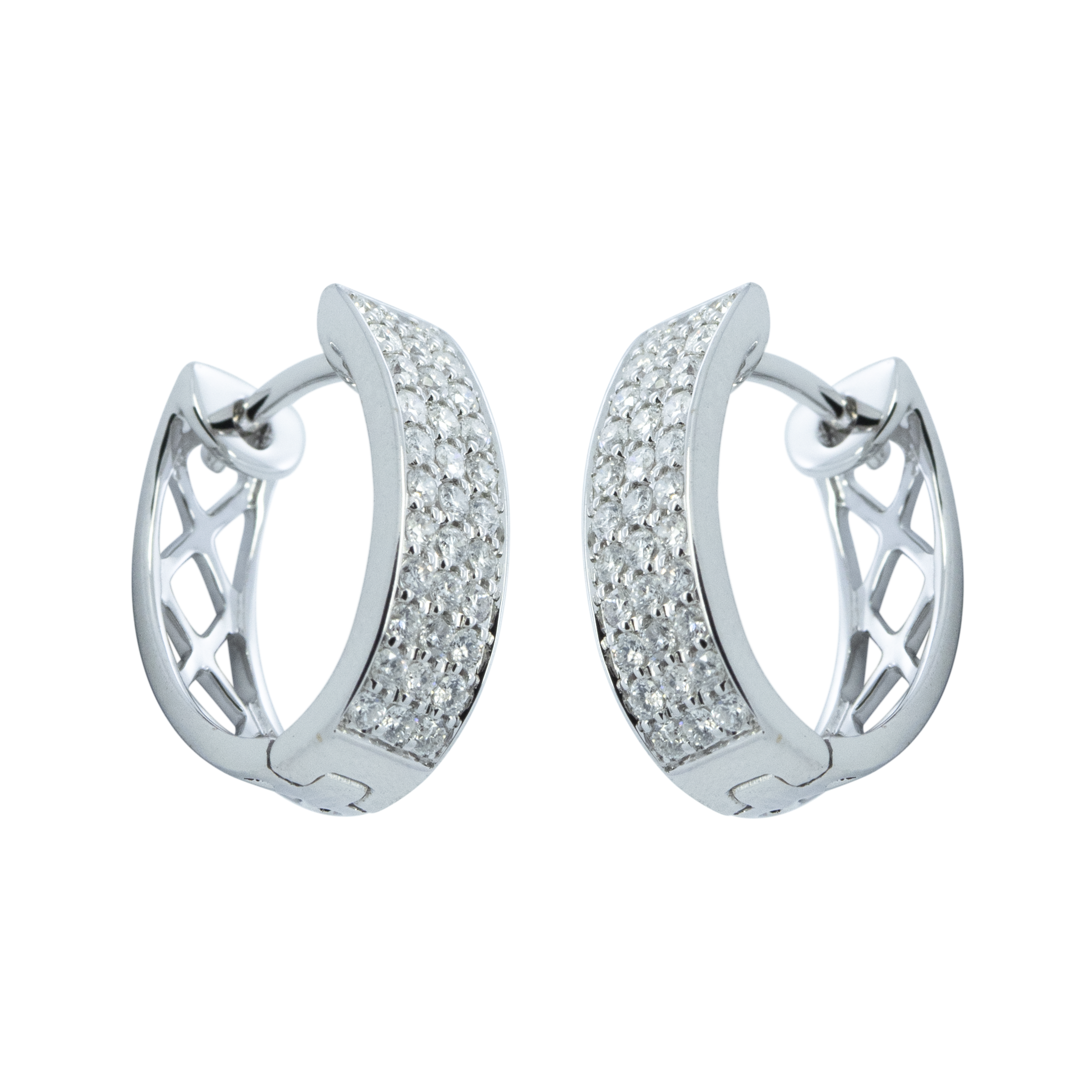 Diamond Hoop Earring