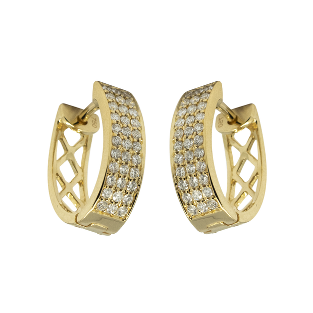 Diamond Hoop Earring