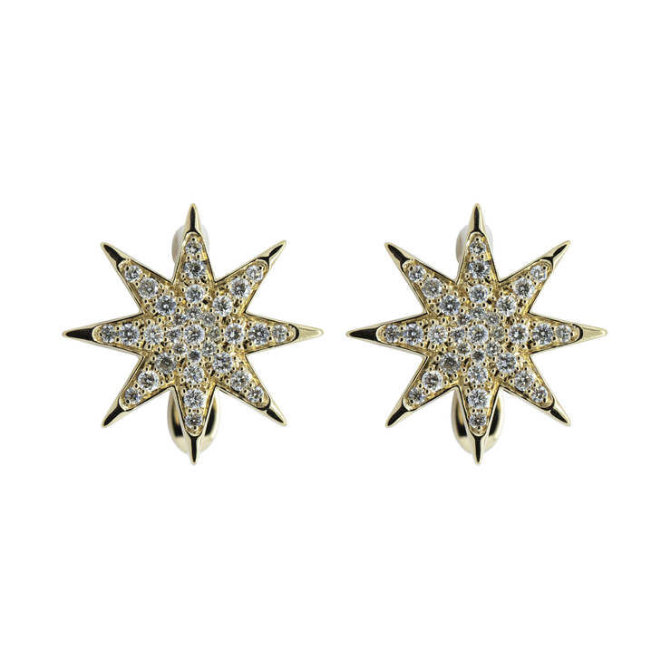 Diamond English Lock Earring