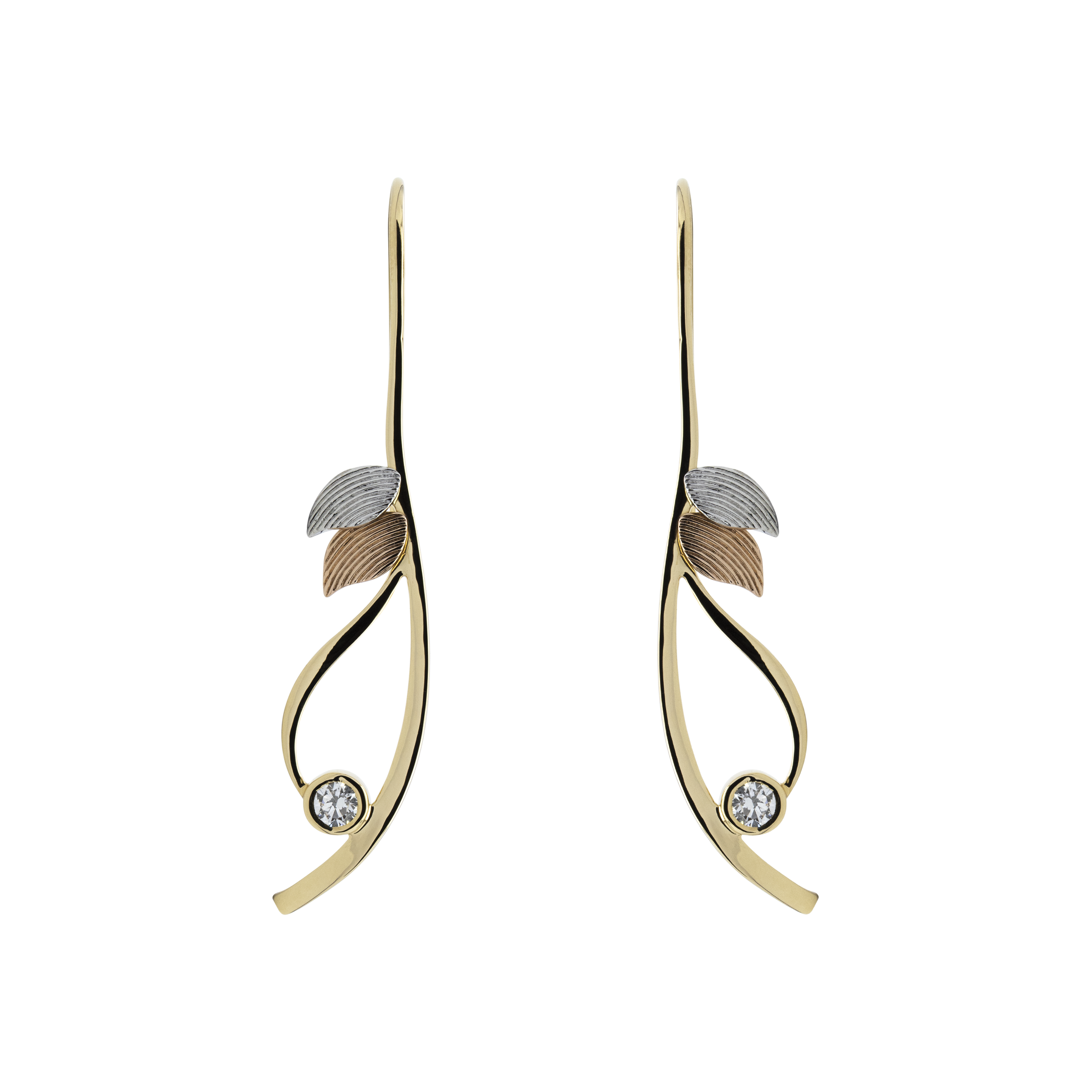 Dangling Diamond Earring