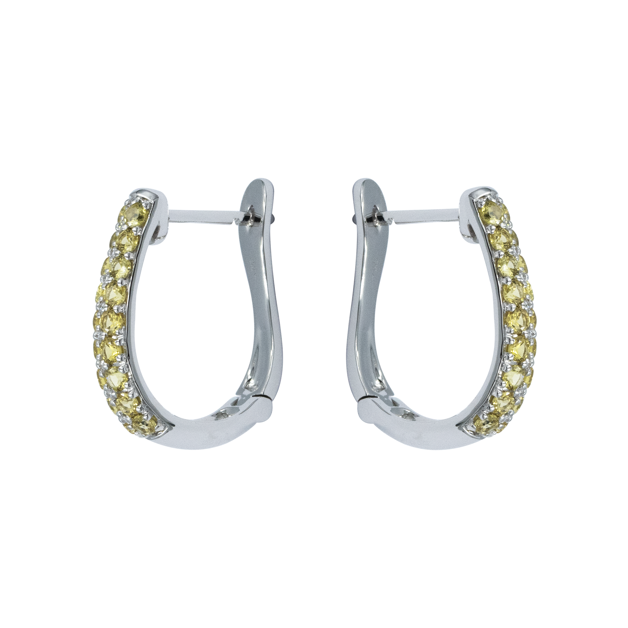 Diamond English Lock Earring