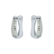 Diamond English Lock Earring