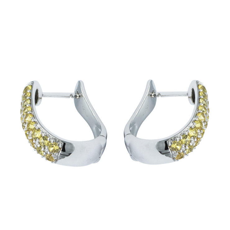 Diamond English Lock Earring