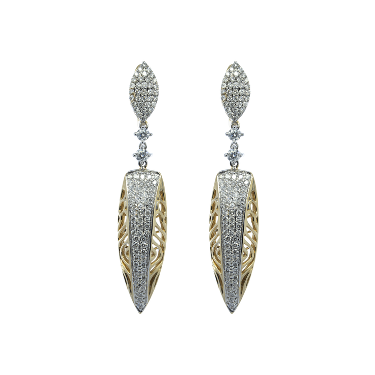 Dangling Diamond Earring