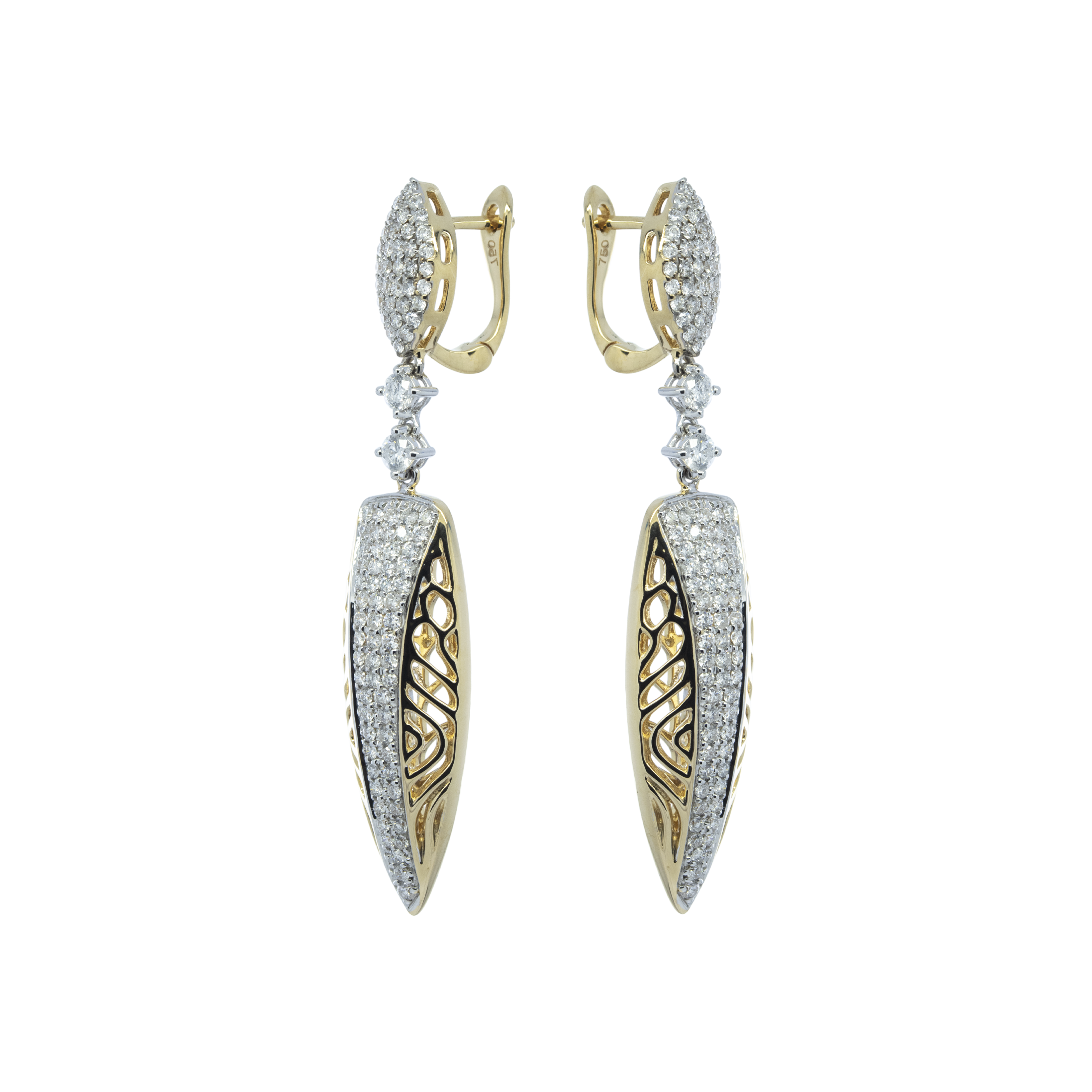 Dangling Diamond Earring