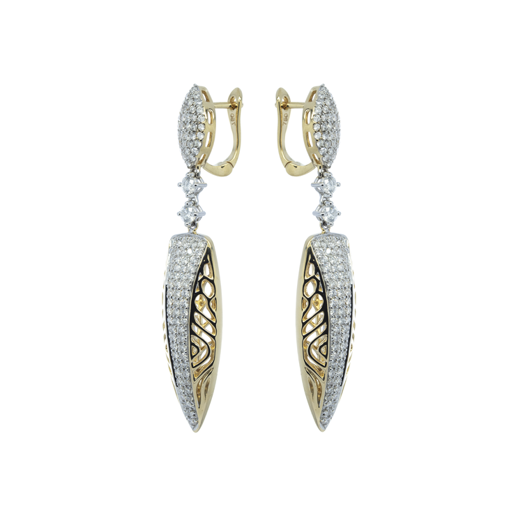 Dangling Diamond Earring