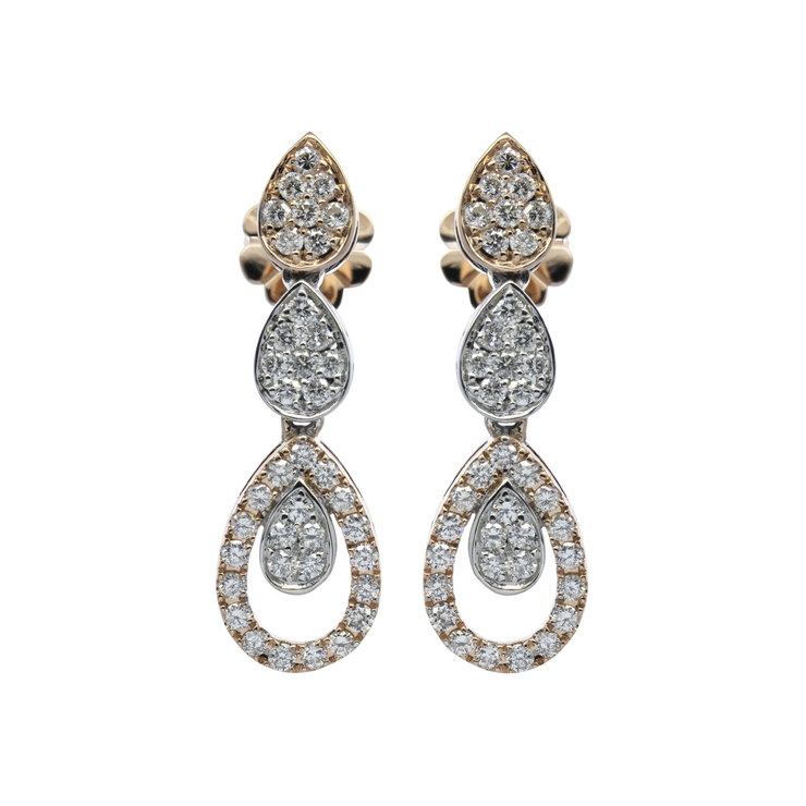 Dangling Diamond Earring