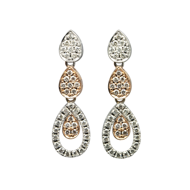 Dangling Diamond Earring