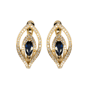 Diamond English Lock Earring