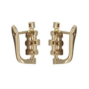 Diamond English Lock Earring