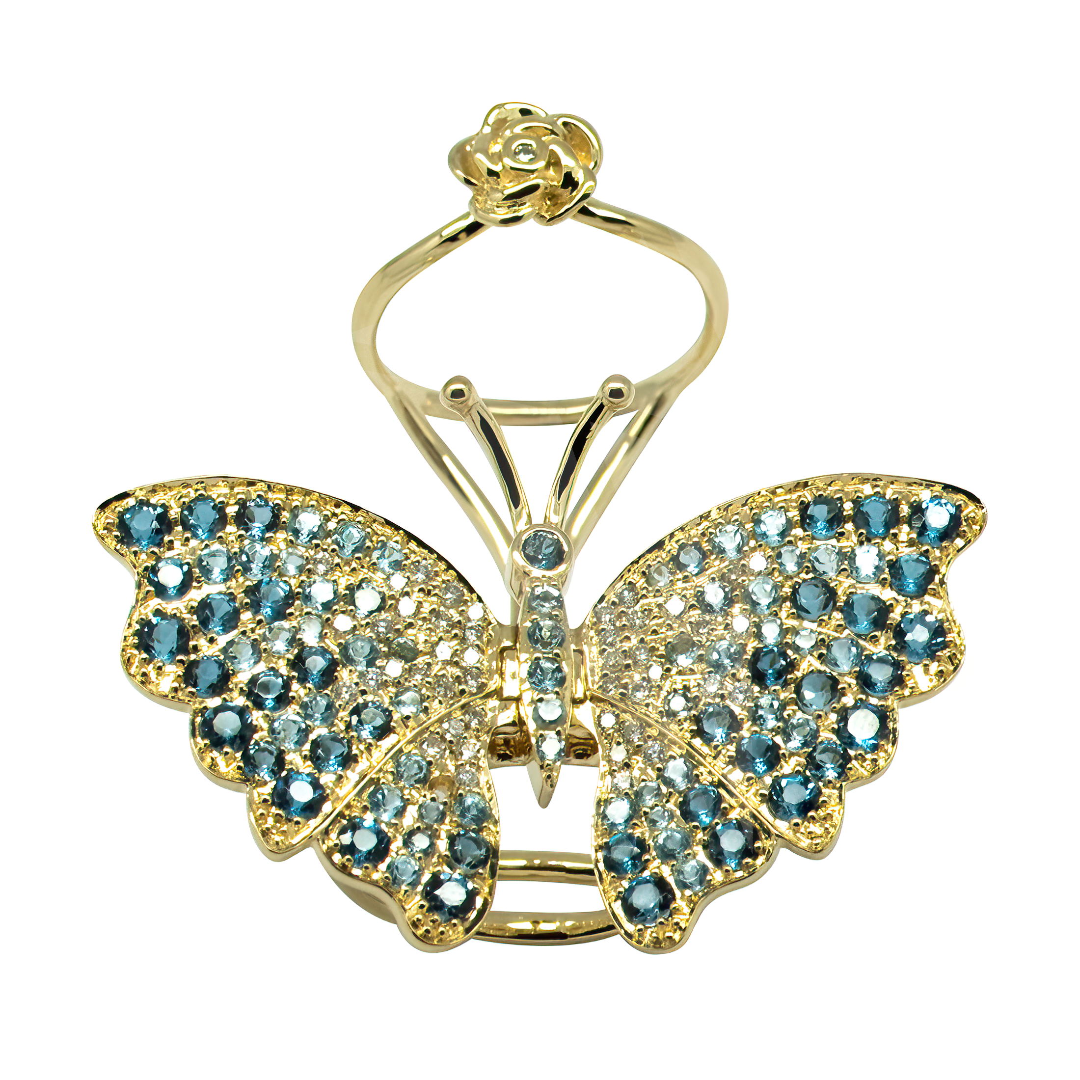 Flutter Butterfly Ring