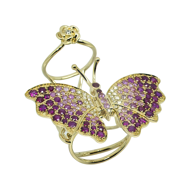 Butterfly Diamond Ring