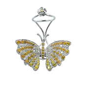 Butterfly Diamond Ring