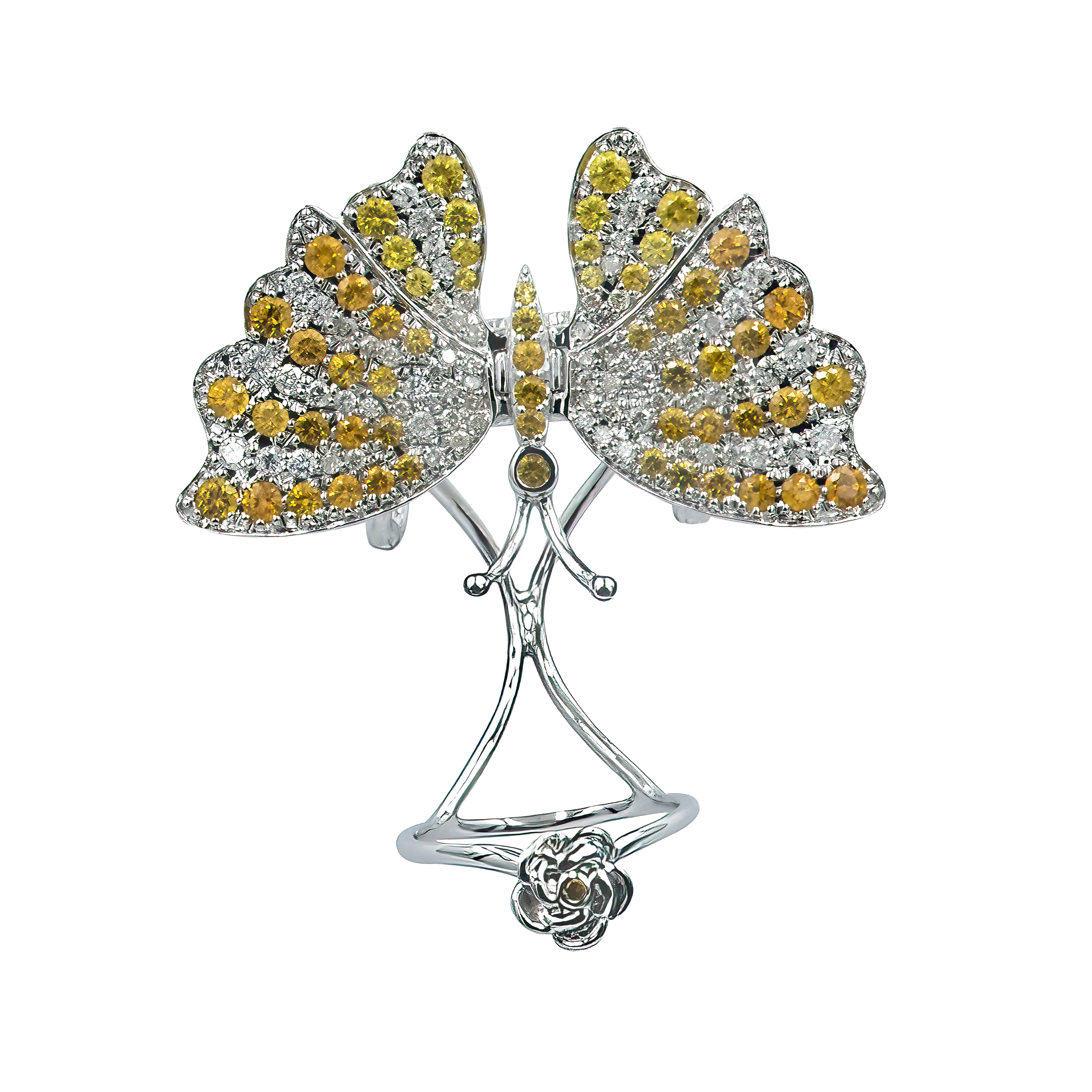 Flutter Butterfly Ring