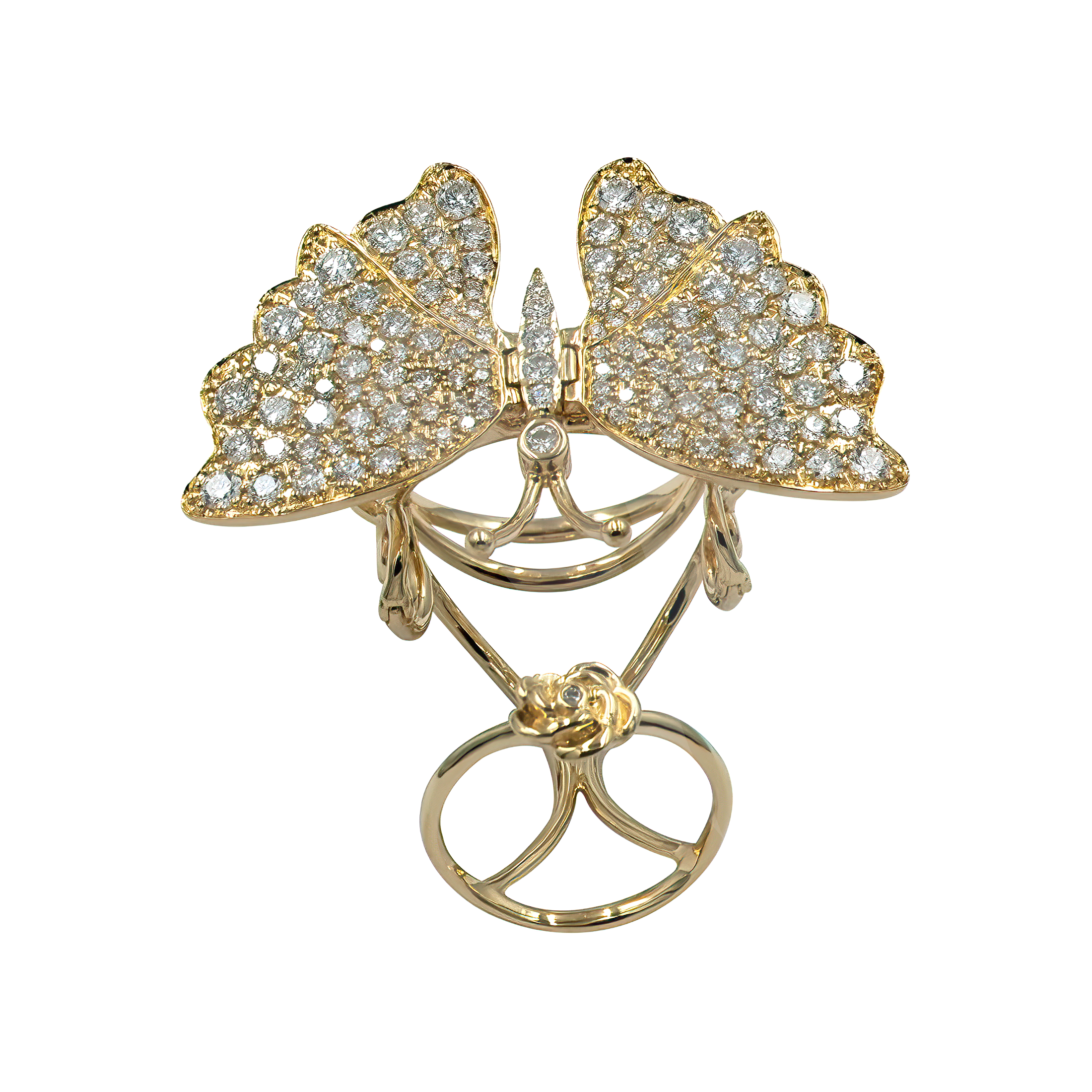 Flutter Butterfly Ring